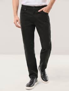 Baumwoll Five-Pocket Schwarz