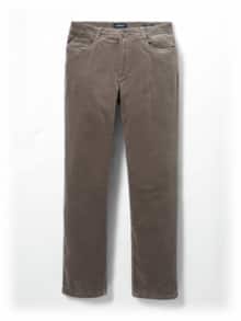 Premium-Cord Five-Pocket Taupe