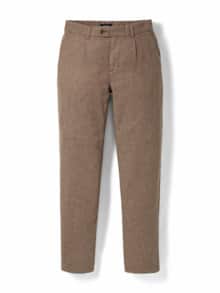 Wohlfühl Leinen-Hose Haselnuss