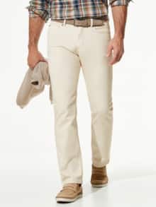 Jeans Sattlerstich Ecru