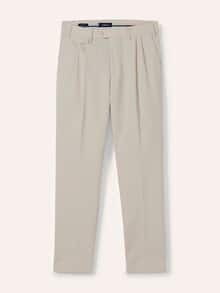 Feintwill Bundfalten-Chino Natur