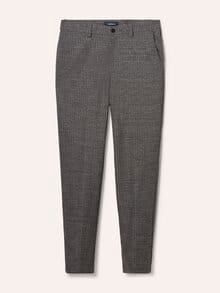 Premium Sport-Flanell Hose Grau Gestreift