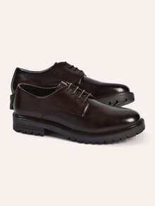 Leder Derby Braun