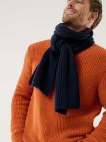 Merino-Schal Marine