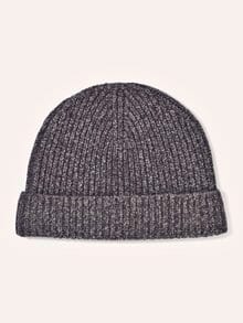 Boucle Wollmütze Braun
