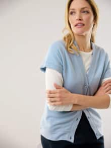 Freizeitweste Cosy Jeansblau