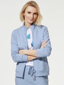 Wellness-Jacke Auszeit Jeans Melange