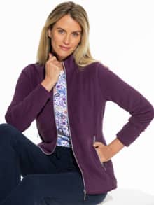 Freizeitjacke Thermo-Fleece Cassis