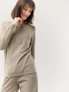 Lounge Strickpullover Natur