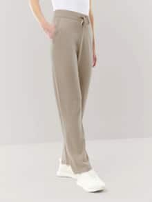 Lounge Strickhose Natur