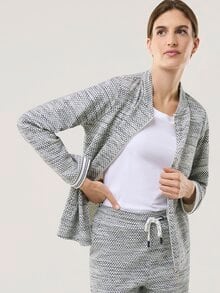 Struktur Jersey Jacke Marine