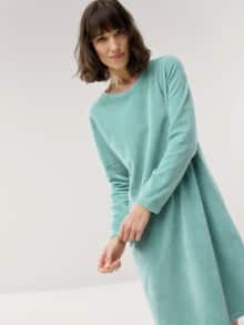 Nicki Kuschel Kleid Gletschergrün