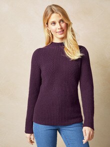 Walbusch Damen Cashmino Pullover Nahtlos einfarbig