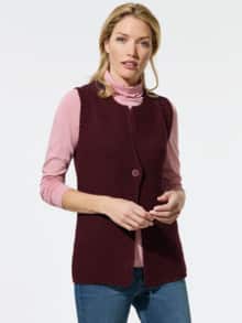 Strickweste Merinomix Barolo