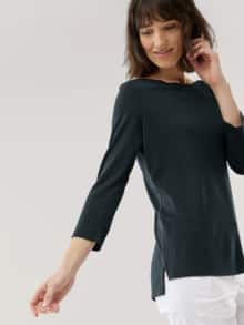 Pique-Shirt Edeljersey Schwarz