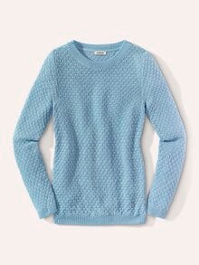 Edelgarn-Pullover Lino Skyblue