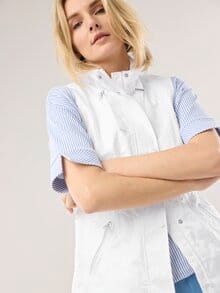 Leichtweste 5 Taschen Offwhite