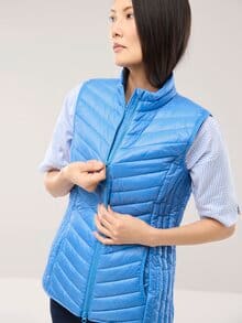 Steppweste Meerblau