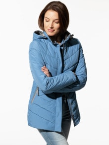 DAY.LIKE Synthetik 2-in-1-jacke in Blau Damen Bekleidung Jacken Freizeitjacken 