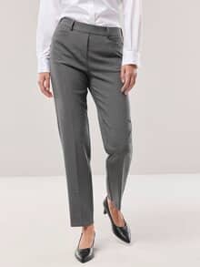 Koffer-Schlupfhose Mittelgrau