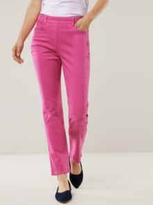 Five Pocket Schlupfhose Fuchsia