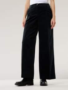 Premium Marlene Cordhose Schwarz