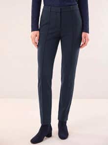 Hose aus festem Jersey Nachtblau