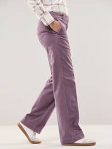 Marlene Hose aus weichem Cord Mauve