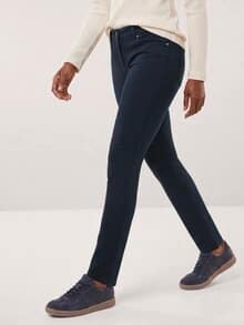 2-in-1-Extraglatt-Thermohose Nachtblau