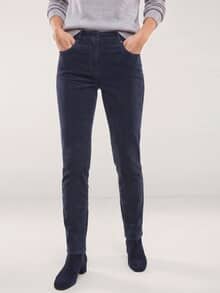 Five Pocket Cordhose Nachtblau