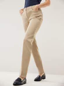 Five Pocket Highstretch-Denim Safaribeige