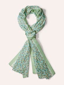 Schal aus leichter Baumwolle Natur