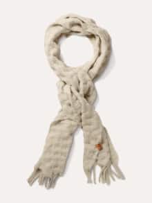 Strukturschal Offwhite