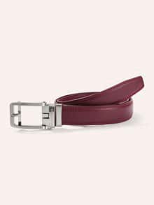 Leder Automatic Gürtel Merlot