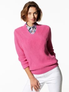 Bluseneinsatz Blume Rose