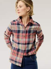 Polar-Flanell Hemdbluse Karo
