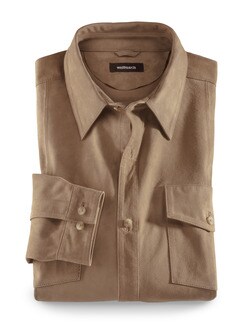 Ziegenvelours-Hemdjacke Ziegenvelours-Hemdjacke