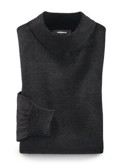 Merino-Mix Stehbund-Pullover Merino-Mix Stehbund-Pullover