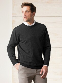Merino-Mix Rundhals-Pullover Merino-Mix Rundhals-Pullover