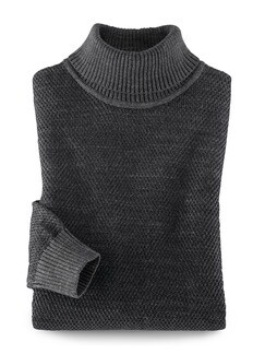 Struktur-Rollkragenpullover Struktur-Rollkragenpullover