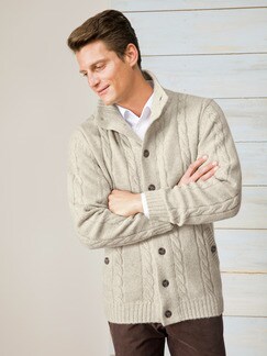 Clark Ross Strickjacke Royal-Alpaka Clark Ross Strickjacke Royal-Alpaka