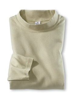 Langarm-Shirt Stehkragen Langarm-Shirt Stehkragen