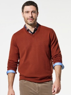 Merino-Mix V-Pullover