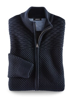 Strukturmix-Strickjacke Strukturmix-Strickjacke