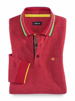 Pique-Polo Club Color Rot Detail 1