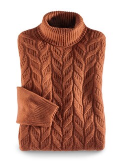 Zopf-Pullover Himalaya-Wolle Zopf-Pullover Himalaya-Wolle