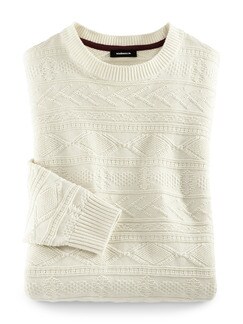 Rundhals-Pullover Guernsey Rundhals-Pullover Guernsey