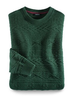 Rundhals-Pullover Guernsey Rundhals-Pullover Guernsey