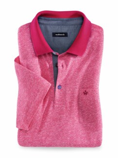 Sommerleinen Polo Color Flash Fuchsia Detail 1