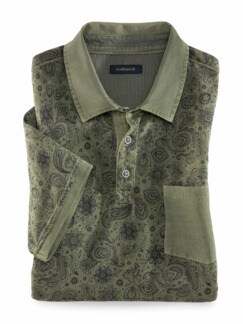 Jersey-Polo Farbeffekt Jersey-Polo Farbeffekt